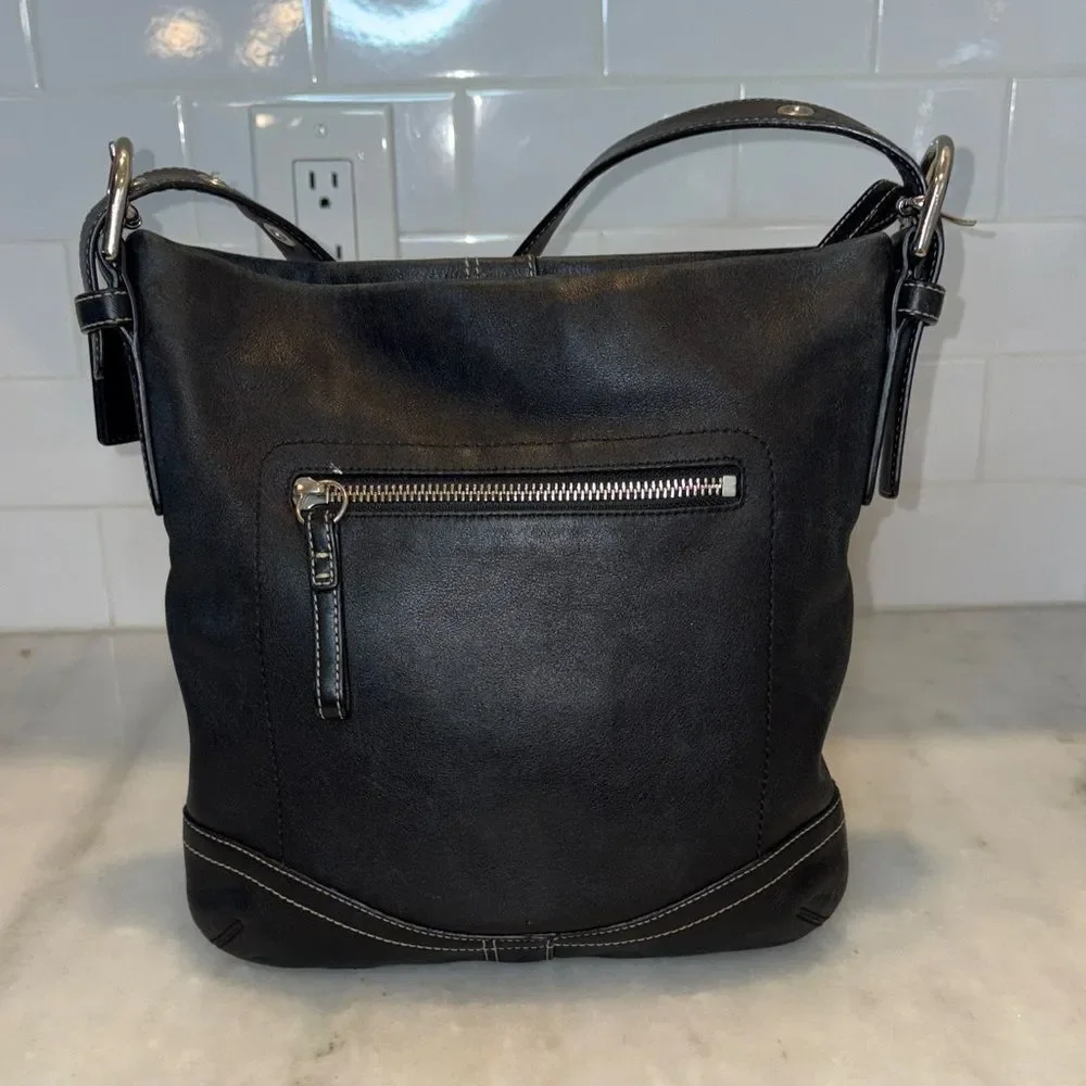 Coach Bag Purse Handbag Leather Vintage Y2K Slim Soho Hobo Crossbody Shoulder